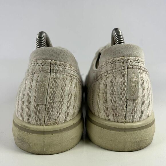 Keen Women's Elsa IV Sneakers US 10 Off White Striped Casual Lace-Up Shoes - Picture 6 of 8